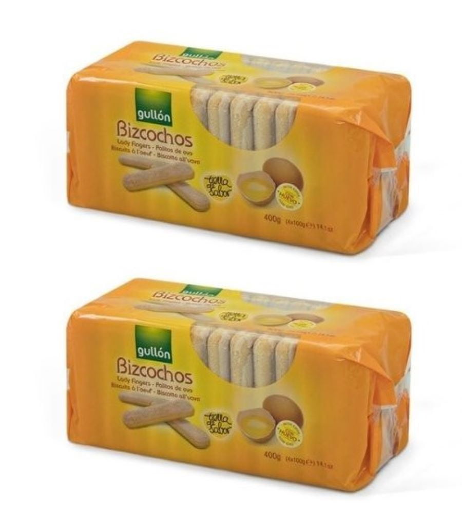 Gullon Lady Fingers Cookies, 14.1 oz. (400g), Count of 2