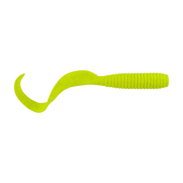 Berkley Gulp! Alive!® Saltwater Grub, 6 in, Chartreuse