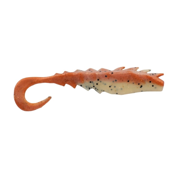 Berkley Gulp!® Saltwater Nemesis Prawn Curl Tail, 4 in, New Penny