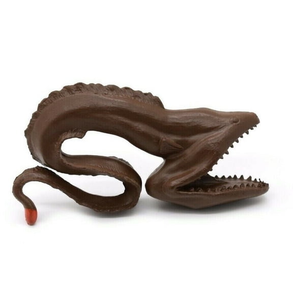 Gulper Eel, Pelican Eel, Very Nice Plastic Design, Hand Painted, Realistic Figure, Educational, Lifelike, Toy, Figurine, Replica, Gift, 3 1/4" F3675 B10