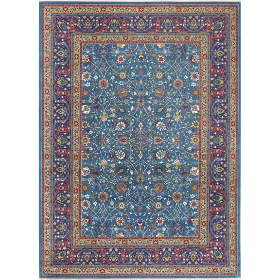 Gulshan Wool Bamboo Silk Rug - 8'10'' x 12'1''