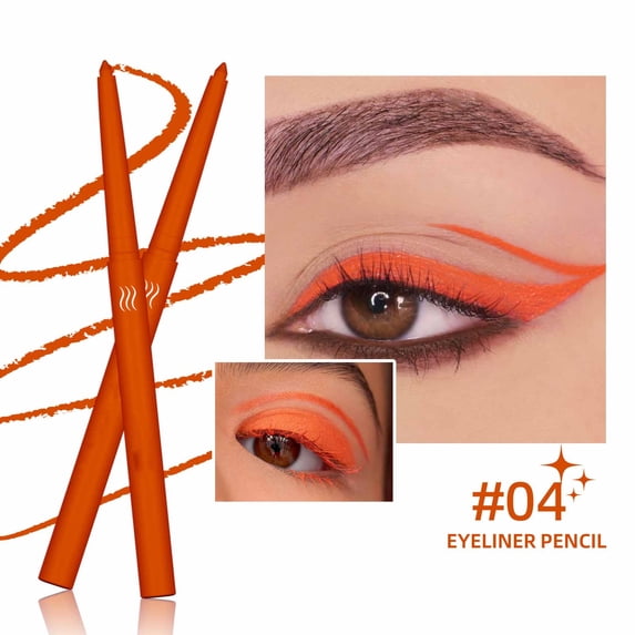 ONLYEOR 12 Colors Eyeliner Set, Colored Matte Gel Eyeliner Pencils Set for Women, Waterproof Long Lasting Retractable Matte Colorful Eyeliner, Waterproof Smudgeproof Long Lasting Gel Eye Liner