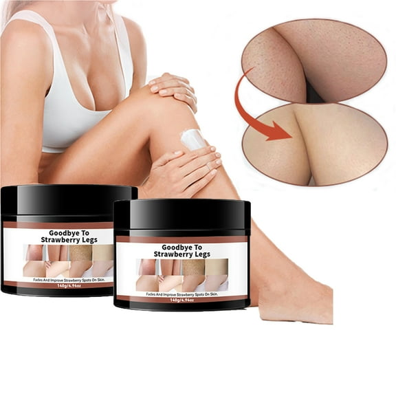 ONLYEOR 2PCS Exfoliating Moisturizing Body Cream, Exfoliator and Moisturizer for Dry Skin, Lightweight Moisturizer for All Skin Types 140g/4.94oz