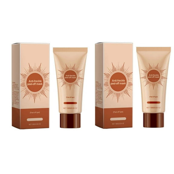 ONLYEOR 2PCS Lightening Facial Mask Wash Tearing Facial Mask, Lightening Facial Mask, Blackhead & Dead Skin Remover Facia