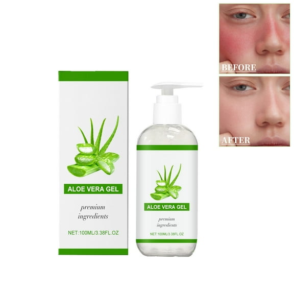ONLYEOR Aloe Vera Gel for Face & Body, Natural Hydrating Pure Aloe Vera for Soothing Skincare, Moisturizing Aloe Gel for Skin, Face, & Sensitive Skin 3.38 oz