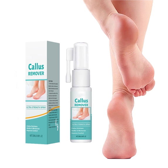 ONLYEOR Foot Peeling Spray, Foot Exfoliating Spray, Moisturizing & Smooth Feet Skin, Gently Exfoliates Away Rough, Dry Skin 20ml