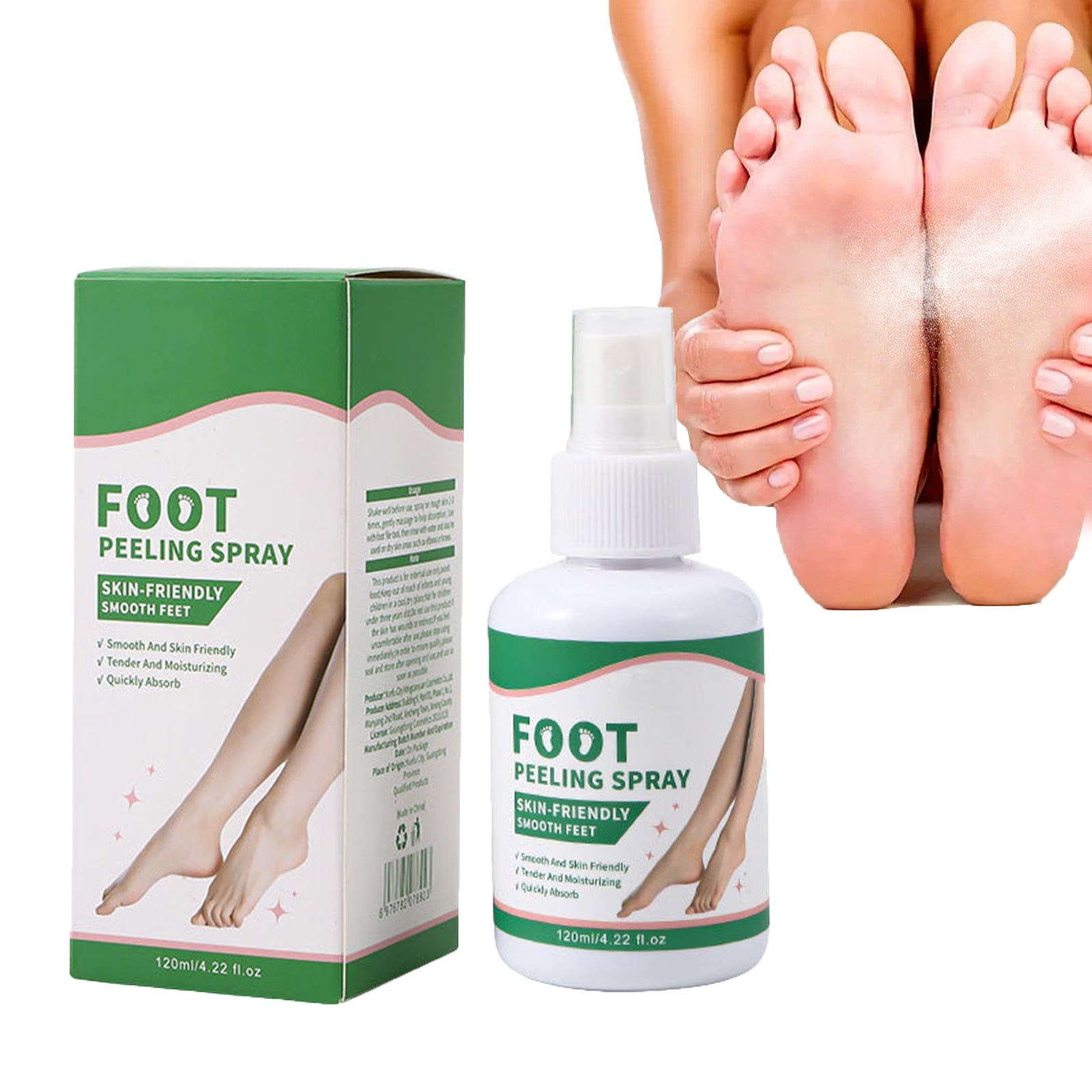 ONLYEOR 3pcs Foot Peeling Spray Oil, Foot Exfoliating Spray