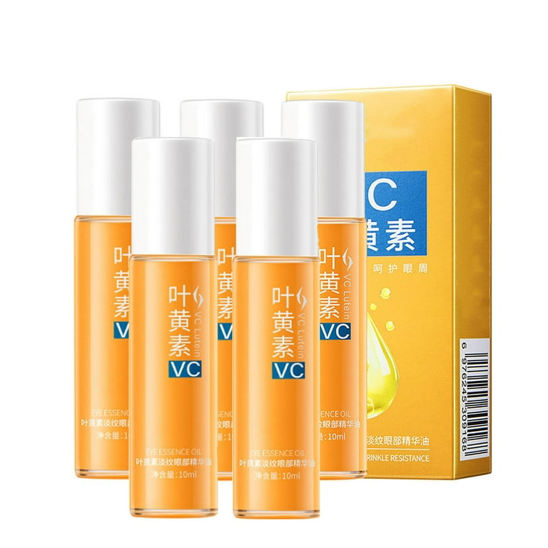 ONLYEOR 5pcs Lutein Eye Essence Oil, Rollerball Eye Serum