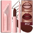 thumbnail image 1 of ONLYEOR Liquid Lipstick & Lip liner Combo Set, Matte Lips Kit, Lipstick + Lip Liner Matte Easy to Color 24hrs of Smoothly Moisturizing Shine Clear, Durable, Waterproof(A), 1 of 7