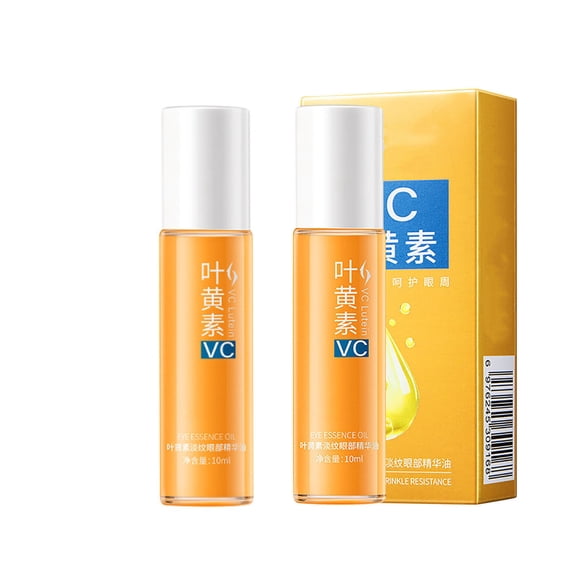 ONLYEOR Lutein Eye Essence Oil, VC Rollerball Eye Serum for Dark Circles and Puffy Eyes Hydrating , for Women & Men 10ml