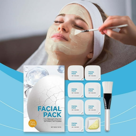 ONLYEOR Pore Minimizing & Firming Face Mask, Tightening Facial Treatment Mask for All Skin, Hydrating Gel Mask, Brightening Treatments for Glowing Skin, Deep Cleansing & Smoothing 60g