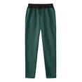 thumbnail image 1 of Guluxicc Athletic Pants for Men Casual Elastic Waist Open Bottom Sweatpants with Pockets Active Running Track Pants, Green, 1 of 6