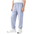 thumbnail image 1 of Guluxicc Boys Long Trousers Kids Wide Leg Workout Comfy Baggy Sweatpants High Waist with Pockets, 1 of 8