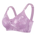 thumbnail image 1 of Guluxicc Bras for Women No Underwire Comfort Bralette Push Up Bras with Adjustable Straps, Pink, M, 1 of 7