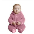 thumbnail image 1 of Guluxicc Family Matching Christmas Pajamas Jumpsuits, Christmas Holiday Hoodie Sets Pjs Sleepwear Loungewear, Pink, 1 of 3