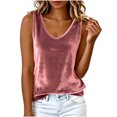 thumbnail image 1 of Guluxicc Fleece Tank Tops for Women Pullover V Neck Sleeveless Lounge Tops for Everyday Fall Winter, 1 of 5