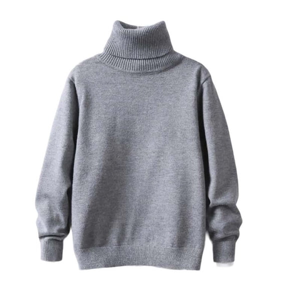 Guluxicc Kids Girls Turtleneck Cable Knit Sweater Long Sleeve Chunky Pullover Sweaters Fall Winter Loose Tops 3-8 Years