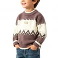 thumbnail image 1 of Guluxicc Kids Girls Turtleneck Cable Knit Sweater Long Sleeve Chunky Pullover Sweaters Fall Winter Loose Tops 3-8 Years, 1 of 6