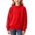 thumbnail image 1 of Guluxicc Kids Girls Turtleneck Cable Knit Sweater Long Sleeve Chunky Pullover Sweaters Fall Winter Loose Tops 3-8 Years, 1 of 9