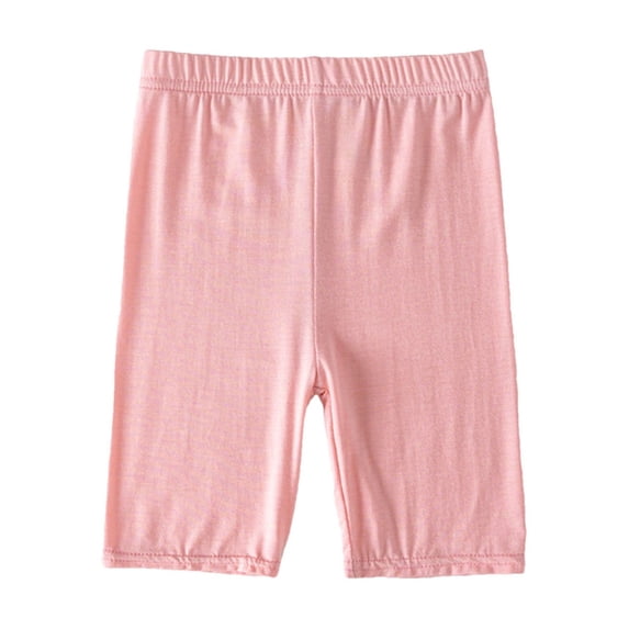 Guluxicc Kids Toddler Girls Underpants Under Dress Shorts Cotton Basic Solid Black Bike Shorts Anti Chafing Under Skirt Shorts 2-13 Years