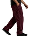 thumbnail image 1 of Guluxicc Men's Corduroy Pants with Multi Pocket Button Front Straight Leg Ribbed Trousers for Everyday Fall Winter, 1 of 5