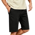 thumbnail image 1 of Guluxicc Men's Cotton Shorts with Multi Pockets Button Front Everyday Wear Short Pants Summer Casual Outfits, 1 of 5