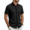 thumbnail image 1 of Guluxicc Men's Golf Shirts with Pockets Button Down Collared Short Sleeve Tops for Everyday Wear Business Casual Outfits, 1 of 9