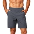 thumbnail image 1 of Guluxicc Men's Golf Shorts with Zip Pockets Elastic Waist Everyday Wear Business Casual Short Pants Summer Casual Outfits, 1 of 5