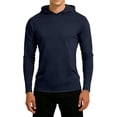 thumbnail image 1 of Guluxicc Men's Gym Hoodies Athletic Long Sleeve Hooded Shirts Summer Casual Outfits for Everyday Running Workout, 1 of 5