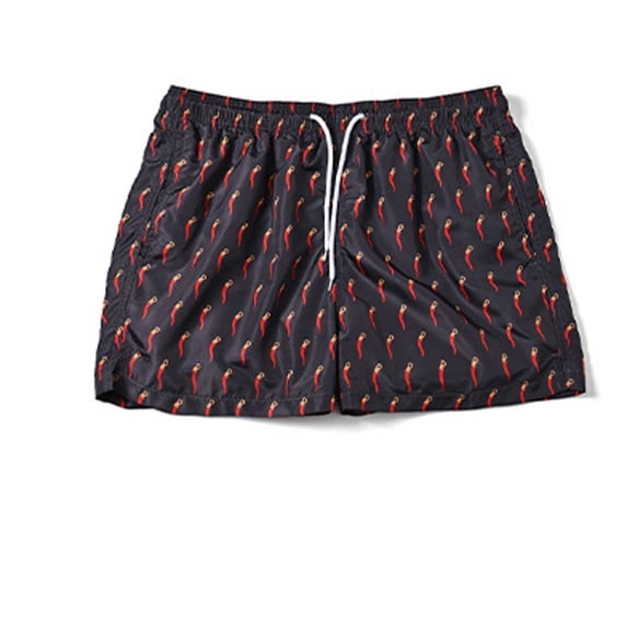 Guluxicc Men's Swim Trunks 3 Inch Light Weight Drawstring Casual Swim Shorts Breathable Bathing Suits for Summer Vacation