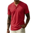thumbnail image 1 of Guluxicc Men's V Neck T Shirts Summer Short Sleeve Casual Trendy Top, 1 of 8
