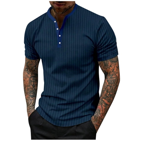 Guluxicc Mens T Shirts Summer V Neck Tops