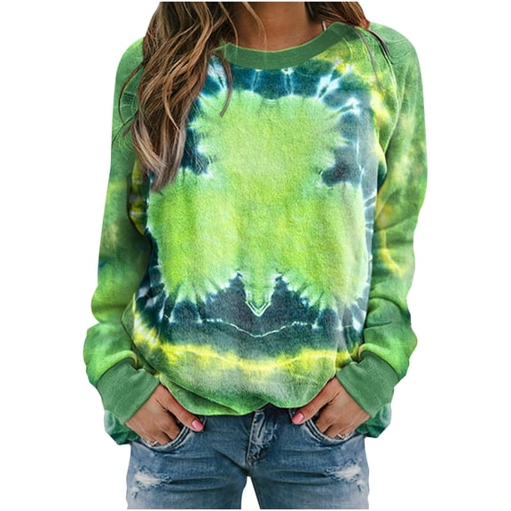 Guluxicc Plus Size Womens St Patricks Day Tunic Tops Casual Crewneck Long Sleeve Shirts Cute Shamrock Graphic Pullover Sweatshirts, 3XL