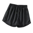 thumbnail image 1 of Guluxicc Shorts for Women Casual Solid Color Lightweight Athletic Gym Running Shorts, S, 1 of 2
