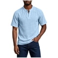 thumbnail image 1 of Guluxicc T Shirt for Mens Summer Casual V Neck Tops, 1 of 9