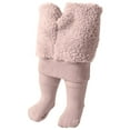 thumbnail image 1 of Guluxicc Toddler Kids Girls Fleece Lined Tights Solid Color Thermal Leggings Warm Fall Winter Casual Pants 6 Months-8 Years, 1 of 4