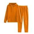 thumbnail image 1 of Guluxicc Two Piece Sets for Women Hooded Long Sleeve Pullover Sweatshirts Sets Fashion Trendy Tracksuits Activewear Outfits, 1 of 6