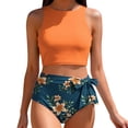 thumbnail image 1 of Guluxicc Two Piece Swimsuits for Women Tummy Control High Waisted Swim Bathing Suits for Summer Beach Vacation, 1 of 8