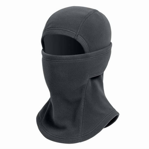 Guluxicc Winter Balaclava Hats for Men Thermal Fleece Ski Face Mask, Gray