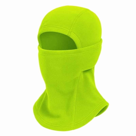 Guluxicc Winter Balaclava Hats for Men Thermal Fleece Ski Face Mask, Green
