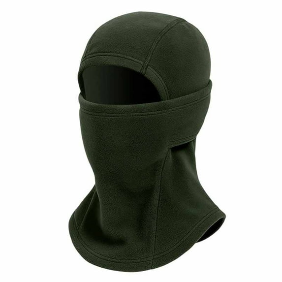 Guluxicc Winter Balaclava Hats for Men Thermal Fleece Ski Face Mask, Green