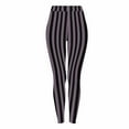 thumbnail image 1 of Guluxicc Women Halloween Leggings Stretch Tummy Control High Rise Yoga Pants Striped Leggings, 1 of 7