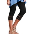 thumbnail image 1 of Guluxicc Women's Cropped Pants Elastic Waist Relaxed Summer Casual Capris for Everyday Wear, 1 of 9