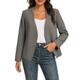 thumbnail image 1 of Guluxicc Women's Dress Jackets Long Sleeve Business Casual Tops for Summer Casual Outfits, 1 of 8