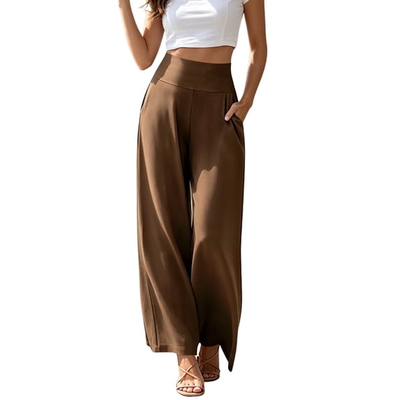 Guluxicc Womens High Waist Jogger Pants, Elastic Waist Casual Sweatpants with Pockets, Tapered Athletic Bottoms for Gym Workout
