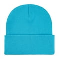 thumbnail image 1 of Guluxicc Womens Ribbed Beanie Hats Solid Color Knit Cap Winter Warm Hat, Blue, 1 of 2