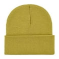 thumbnail image 1 of Guluxicc Womens Ribbed Beanie Hats Solid Color Knit Cap Winter Warm Hat, Brown, 1 of 2