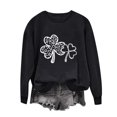 thumbnail image 1 of Guluxicc Womens Sweatshirts Casual Long Sleeve Round Neck Shirts St. Patrick's Day Graphic Pullover Tops, L, 1 of 4