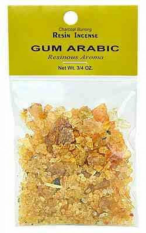Gum Arabic Resin Incense, 3/4 Ounce