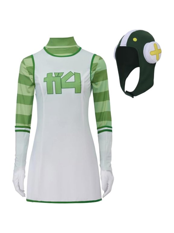 Gum Dress Outfit Clothing with Gloves And Hat for Women Teen